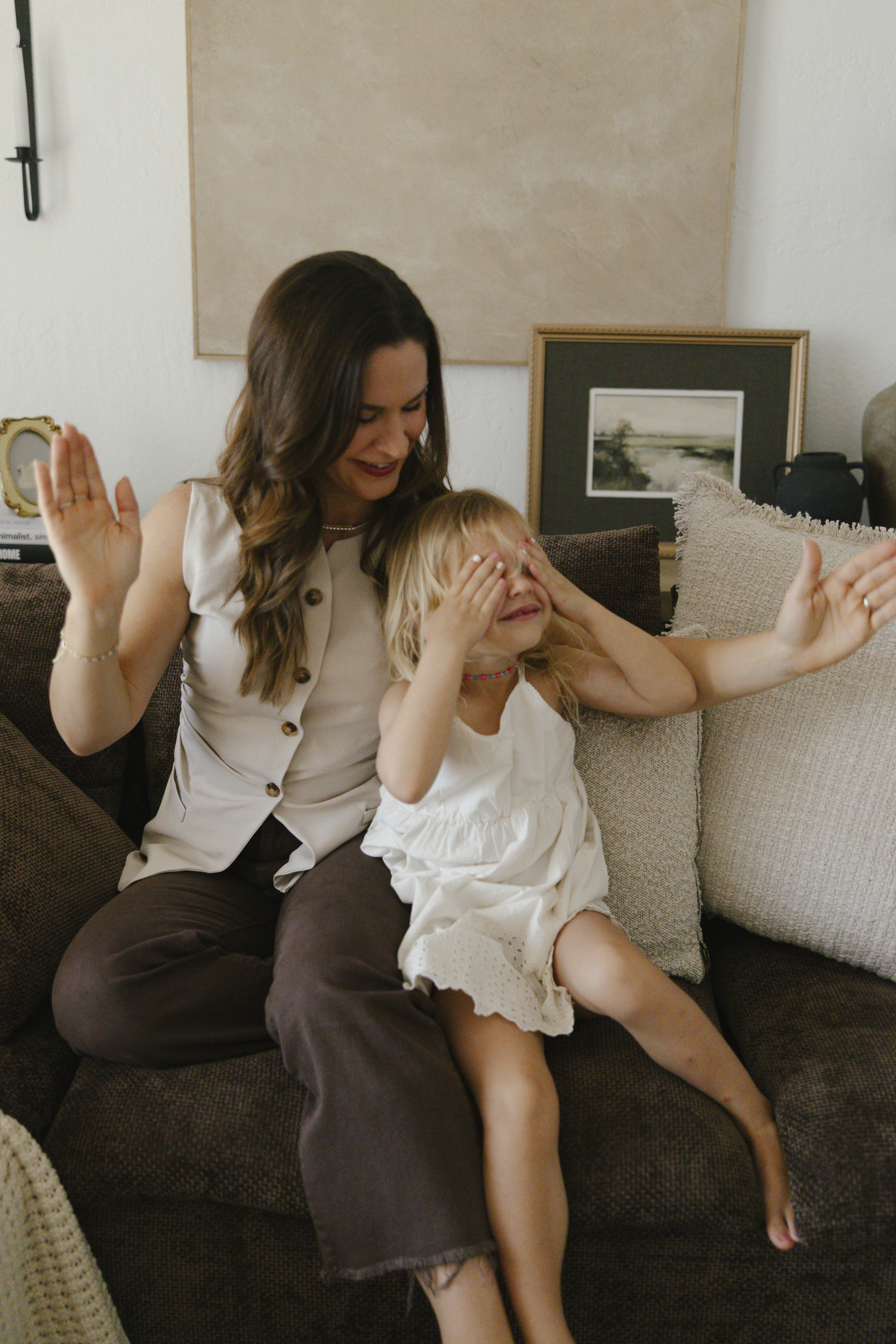 Ellen Haines with her daughter